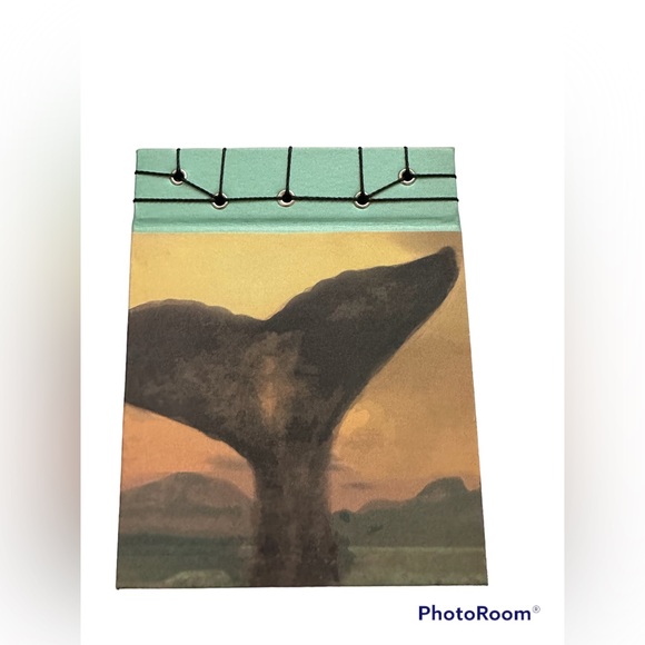 Whale Notebook handmade in Costa Rica - Picture 2 of 5